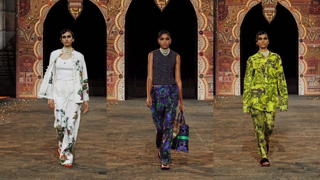 ディオール(Dior)インドのムンバイで2023年プレフォールコレクションを発表 | インドとの交友関係と伝統刺繍のヘリテージを祝う 6 TAIPEI 2
