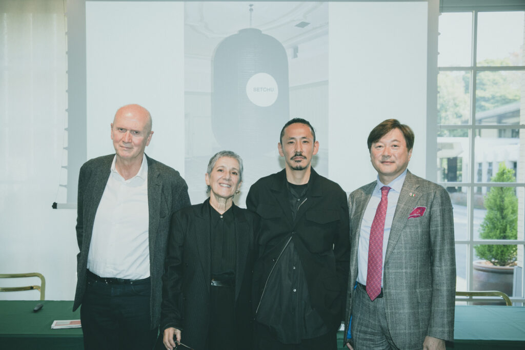 ピッティ・イマージネ(PITTI IMMAGINE)と日本ファッション・ウィーク推進機構が戦略的パートナーシップを締結 3 古茂田 博、桑田 悟史、FRANCESCA TACCONI、LAPO CIANCHI
