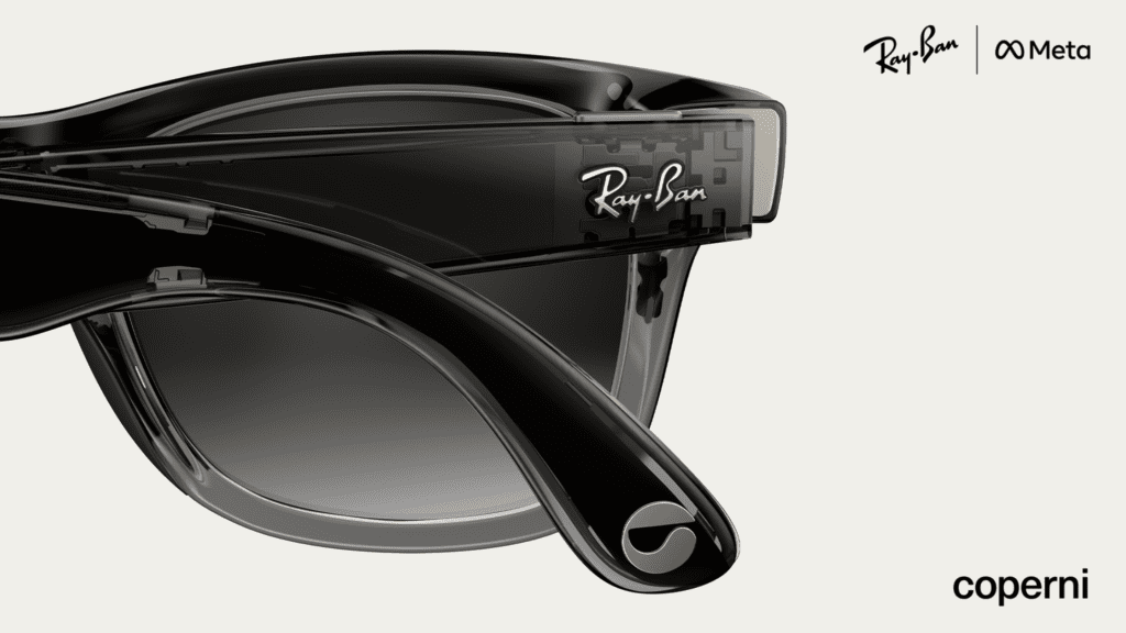 コペルニ(Coperni)、Ray-Ban Metaとコラボした限定スマートサングラスを発表 5 2 5