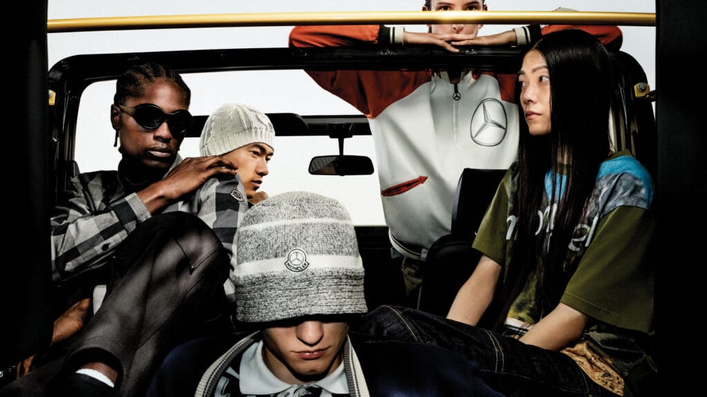 モンクレール(Moncler)x Mercedes-Benz by NIGO:ニューヨークで新コレクションと限定Gクラスを発表 4 MONCLER X MERCEDES BENZ BY NIGO CAMPAIGN IMAGES 10