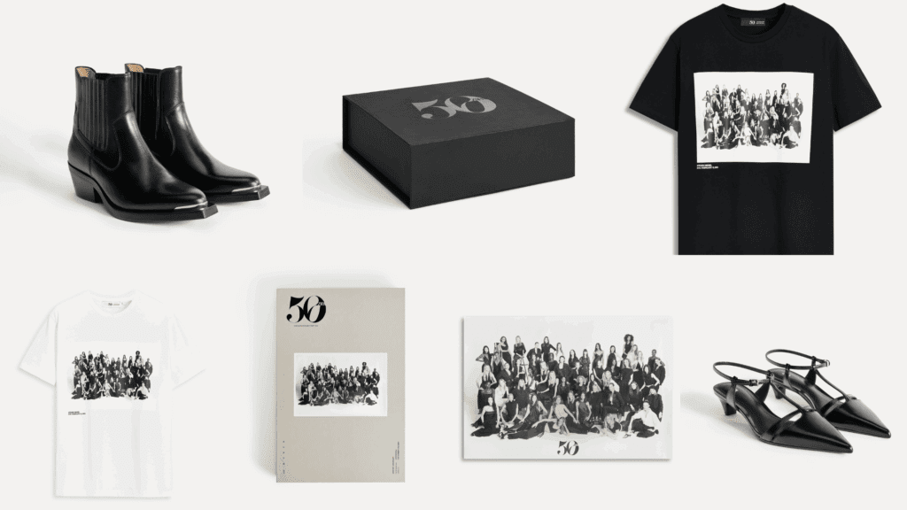 ザラ(ZARA)、創業50周年記念プロジェクトを発表─ スティーブン・マイゼルと50人のトップモデルによる「50 Years, 50 Icons」 3 50 Years, 50 Icons