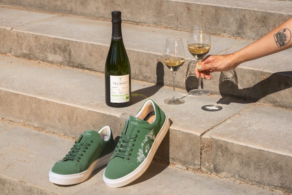 仏シャンパーニュメゾン『メゾン テルモン(Maison Telmont)』と英国ブランド『ロキ(LØCI)』が、限定ヴィーガンスニーカーを発表 6 Telmont x Loci