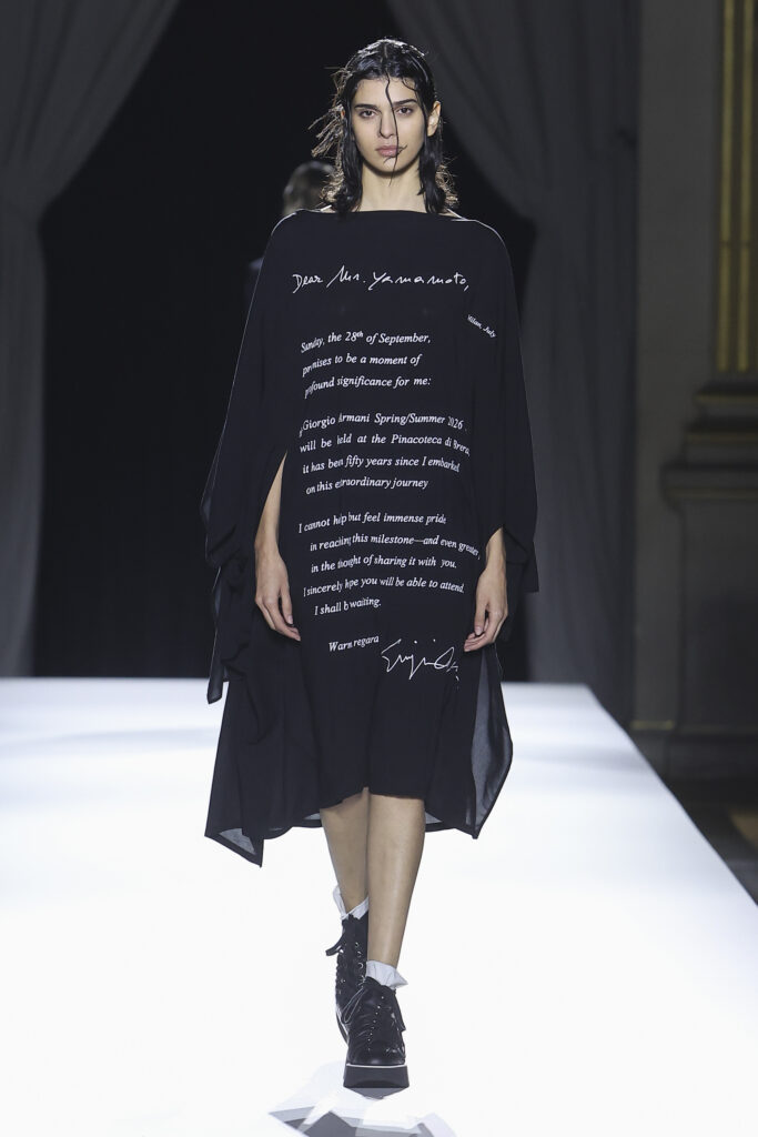 Yohji Yamamoto SS2026 Look 33