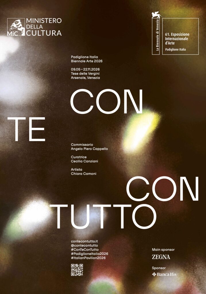 ゼニア(Zegna)、ヴェネチア・ビエンナーレ2026イタリア館のメイン・スポンサーシップを発表 6 Con.te .con .tutto