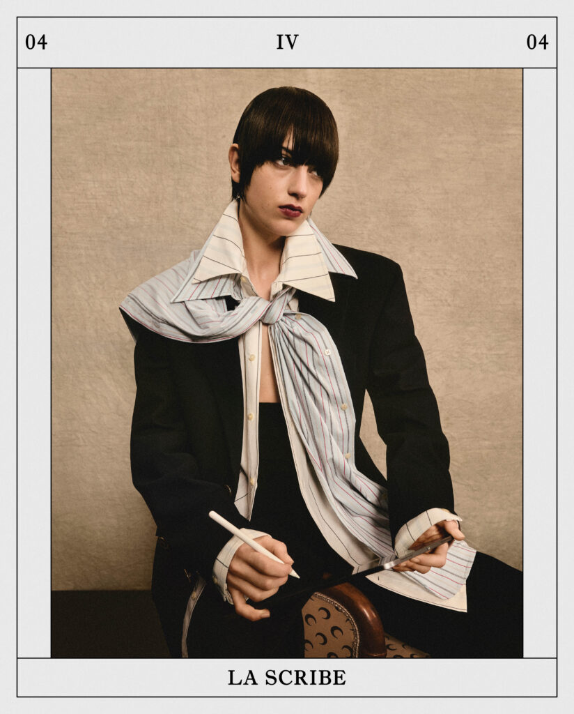 マリーン セル(Marine Serre)、ルーブル美術館とコラボした2026年秋冬「THE GRACE OF TIME」を発表 24 FW26 LOOKBOOK 4
