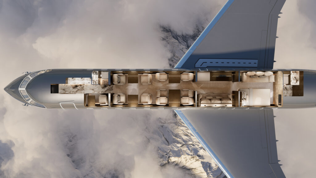 260506 Bombardier KC16607014 Global 8000 Elie Saab interior Cutaway Lopa B HD