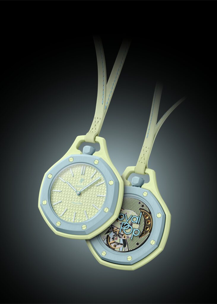 オーデマ ピゲ(Audemars Piguet)× スウォッチ(Swatch)コラボ「Royal Pop」:発売日・価格・販売店舗・全8モデルを徹底解説 27 sc01 26 Bioceramic Royal Pop BLAUE ACHT PUB DOUBLE 3 4 HD