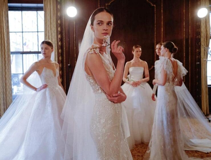 monique lhuillier bridal spring 2019 nybfw THEVOW