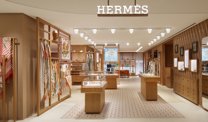 Hermès Opens New Store at Ginza Mitsukoshi