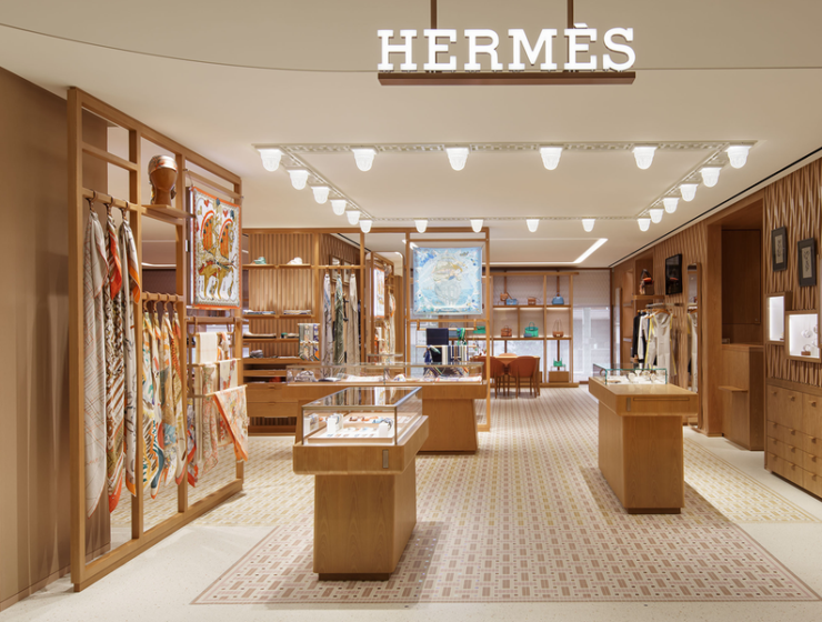 Hermès Opens New Store at Ginza Mitsukoshi